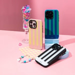 Apple iPhone 14 Pro Kılıf M-safe Şarj Özellikli Youngkit Striped Piano Keys Serisi Kapak