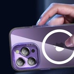 Apple iPhone 14 Pro Kılıf M-safe Şarj Özellikli Sert PC Zore Fuya Kapak