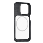 Apple iPhone 14 Pro Kılıf M-safe Şarj Özellikli Karbon Fiber Benks MFM Lisanslı 600D Essential Kevlar Kapak