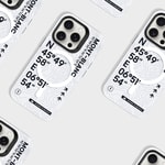 Apple iPhone 14 Pro Kılıf M-safe Şarj Özellikli Koordinat Yazı Desenli Benks Summit Serisi Kapak