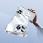 Apple iPhone 14 Pro Kılıf M-safe Şarj Özellikli Kamera Korumalı Benks Corning Glass Serisi Kapak