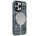 Apple iPhone 14 Pro Kılıf M-safe Şarj Özellikli Youngkit 360° Standlı Technology Serisi Kapak