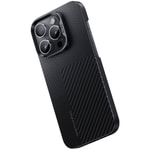 Apple iPhone 14 Pro Kılıf M-safe Şarj Özellikli Karbon Fiber Benks Montage ArmorAir Kevlar Kapak