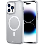 Apple iPhone 14 Pro Kılıf M-safe Şarj Özellikli Youngkit Water-Ink Serisi Kapak