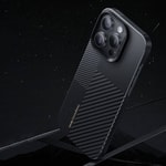 Apple iPhone 14 Pro Kılıf M-safe Şarj Özellikli Karbon Fiber Benks Montage ArmorAir Kevlar Kapak
