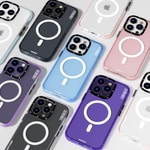 Apple iPhone 14 Pro Kılıf M-safe Şarj Özellikli Youngkit Colored Sand Serisi Kapak