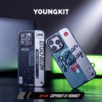 Apple iPhone 14 Pro Kılıf M-safe Şarj Özellikli Youngkit Motorcycle Legend Serisi Kapak