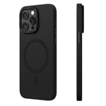 Apple iPhone 14 Pro Kılıf M-safe Şarj Özellikli Çizilmeye ve Aşınmaya Dayanıklı Youngkit Velvet Serisi Kapak