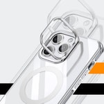 Apple iPhone 14 Pro Kılıf M-safe Şarj Özellikli Wlons Standlı Efsane Kapak