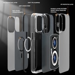 Apple iPhone 14 Pro Kılıf M-safe Şarj Özellikli Lens Figürlü YoungKit Art Film Serisi Kapak