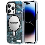 Apple iPhone 14 Pro Kılıf M-safe Şarj Özellikli YoungKit Technology Serisi Kapak