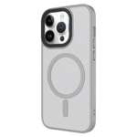 Apple iPhone 14 Pro Kılıf Mat Arka Yüzey Wireless Şarj Özellikli Zore Flet M-safe Kapak