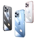 Apple iPhone 14 Pro Kılıf Sert PC Renkli Çerçeveli Zore Riksos Kapak