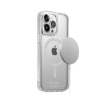 Apple iPhone 14 Pro Kılıf SkinArma Şeffaf Airbag Tasarımlı M-safe Şarj Özellikli Saido Kapak