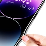 Apple iPhone 14 Pro Kılıf Ultra İnce Kamera Korumalı PC + Deri Arka Yüzey Zore X-Pro Kapak