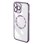 Apple iPhone 14 Pro Kılıf Wireless Şarj Özellikli Sert PC Zore Riksos M-safe Kapak