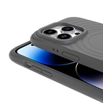 Apple iPhone 14 Pro M-safe Şarj Özellikli Airbagli Mat Görünümlü Zore Hepi Kapak