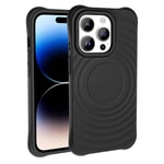 Apple iPhone 14 Pro M-safe Şarj Özellikli Airbagli Mat Görünümlü Zore Hepi Kapak
