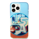 Apple iPhone 14 Pro Max Case U.S. Polo Assn. Color Leaf Printed Design Cover