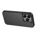 Apple iPhone 14 Pro Max Kılıf Aramid Karbon Fiber M-safe Özellikli Wlons Radison Kapak