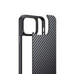 Apple iPhone 14 Pro Max Kılıf Aramid Karbon Fiber M-safe Özellikli Wlons Radison Kapak