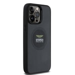 Apple iPhone 14 Pro Max Kılıf Aston Martin Orjinal Lisanslı M-safe Şarj Özellikli Aluminyum Arka Yüzeyli Formula One Team Baskılı Kapak
