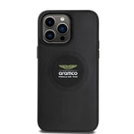 Apple iPhone 14 Pro Max Kılıf Aston Martin Orjinal Lisanslı M-safe Şarj Özellikli Aluminyum Arka Yüzeyli Formula One Team Baskılı Kapak