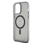 Apple iPhone 14 Pro Max Kılıf Aston Martin Orjinal Lisanslı M-safe Şarj Özellikli IML Baskı Logolu Metal Düğmeli Kapak