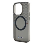 Apple iPhone 14 Pro Max Kılıf BMW M-safe Şarj Özellikli Transparan M Dizayn Kapak