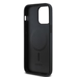 Apple iPhone 14 Pro Max Kılıf DKNY Orjinal Lisanslı M-safe Şarj Özellikli 3D Yazılı Grid Pattern Kapak