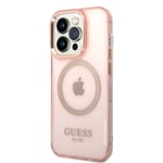 Apple iPhone 14 Pro Max Kılıf GUESS M-safe Şarj Özellikli Airbagli Dizayn Kapak