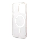 Apple iPhone 14 Pro Max Kılıf GUESS M-safe Şarj Özellikli Yaprak Desenli M-safe Şarj Kablolu Kapak