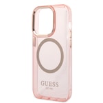 Apple iPhone 14 Pro Max Kılıf GUESS M-safe Şarj Özellikli Airbagli Dizayn Kapak