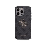 Apple iPhone 14 Pro Max Kılıf Guess Orjinal Lisanslı PU Deri 4G Büyük Metal Logolu Çapraz Vücut Askılı Kapak