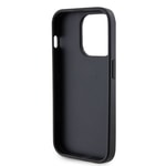 Apple iPhone 14 Pro Max Kılıf Guess Orjinal Lisanslı Deri 4G Metal Logo Strass Kapak