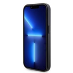 Apple iPhone 14 Pro Max Kılıf Guess Orjinal Lisanslı Deri 4G Metal Logo Strass Kapak