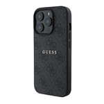 Apple iPhone 14 Pro Max Kılıf Guess Orjinal Lisanslı M-safe Şarj Özellikli 4G Desen Yazı Logolu Kapak