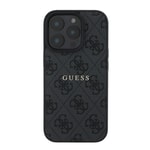 Apple iPhone 14 Pro Max Kılıf Guess Orjinal Lisanslı M-safe Şarj Özellikli 4G Desen Yazı Logolu Kapak