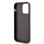 Apple iPhone 14 Pro Max Kılıf Guess Orjinal Lisanslı M-safe Şarj Özellikli 4G Şerit Tasarımlı Printed Kapak