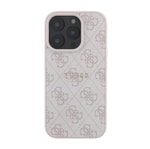 Apple iPhone 14 Pro Max Kılıf Guess Orjinal Lisanslı M-safe Şarj Özellikli 4G Desen Yazı Logolu Kapak