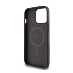 Apple iPhone 14 Pro Max Kılıf Guess Orjinal Lisanslı M-safe Şarj Özellikli 4G Desen Yazı Logolu Kapak