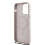 Apple iPhone 14 Pro Max Kılıf Guess Orjinal Lisanslı M-safe Şarj Özellikli Yazı Logolu Circle Classic Kapak