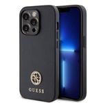 Apple iPhone 14 Pro Max Kılıf Guess Orjinal Lisanslı M-safe Şarj Özellikli Grained Triangle Kapak