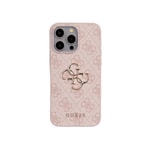 Apple iPhone 14 Pro Max Kılıf Guess Orjinal Lisanslı PU Deri 4G Büyük Metal Logolu Çapraz Vücut Askılı Kapak