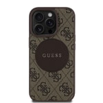 Apple iPhone 14 Pro Max Kılıf Guess Orjinal Lisanslı M-safe Şarj Özellikli Yazı Logolu Circle Classic Kapak