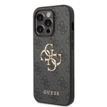 Apple iPhone 14 Pro Max Kılıf GUESS PU Deri Büyük Metal Logo Dizaynlı Kapak