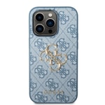 Apple iPhone 14 Pro Max Kılıf GUESS PU Deri Büyük Metal Logo Dizaynlı Kapak