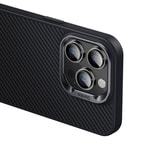Apple iPhone 14 Pro Max Kılıf Karbon Fiber M-safe Şarj Özellikli Benks Hybrid ArmorPro 600D Kevlar Kapak