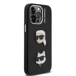 Apple iPhone 14 Pro Max Kılıf Karl Lagerfeld Orjinal Lisanslı K&C Heads Pin Kapak
