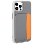 Apple iPhone 14 Pro Max Kılıf Kartlıklı Zore X-Kart Silikon Kapak